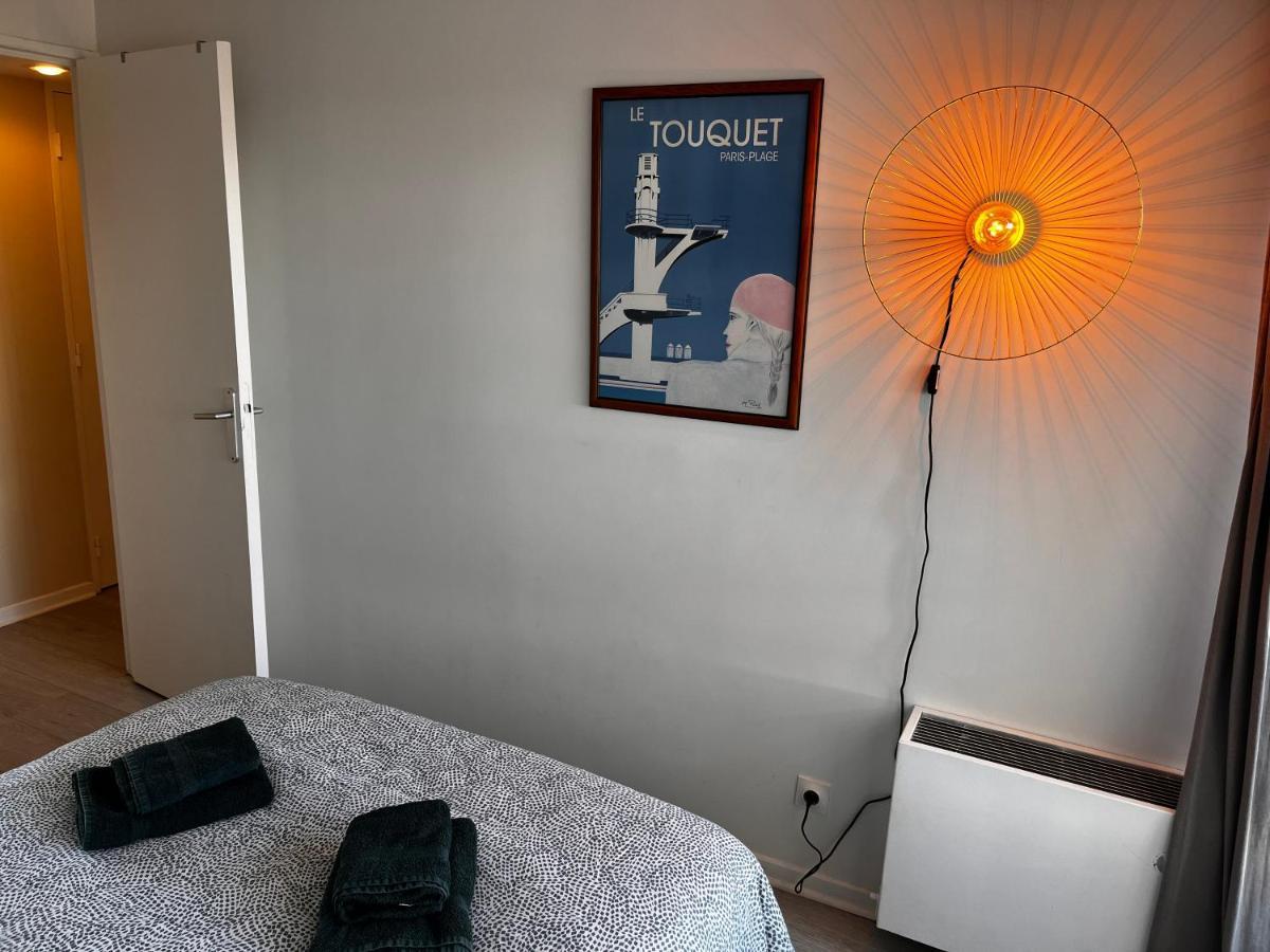 Appt Traversant Vu Mer Et Dunes Avec Garage Le Touquet Bagian luar foto
