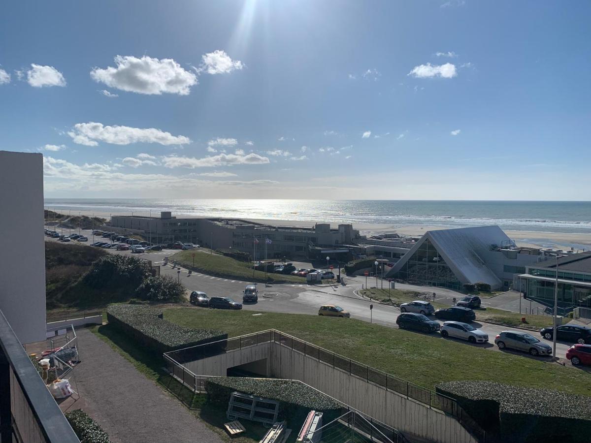 Appt Traversant Vu Mer Et Dunes Avec Garage Le Touquet Bagian luar foto