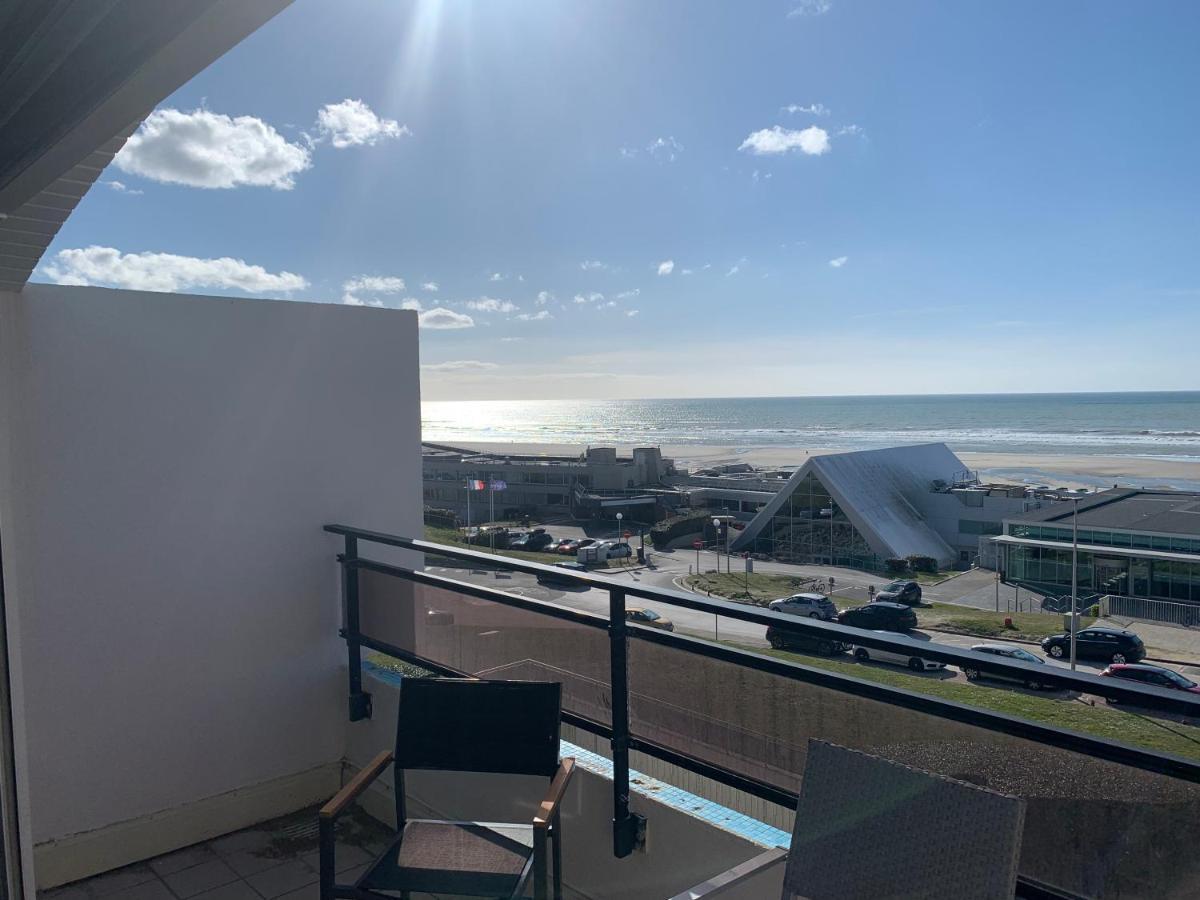 Appt Traversant Vu Mer Et Dunes Avec Garage Le Touquet Bagian luar foto