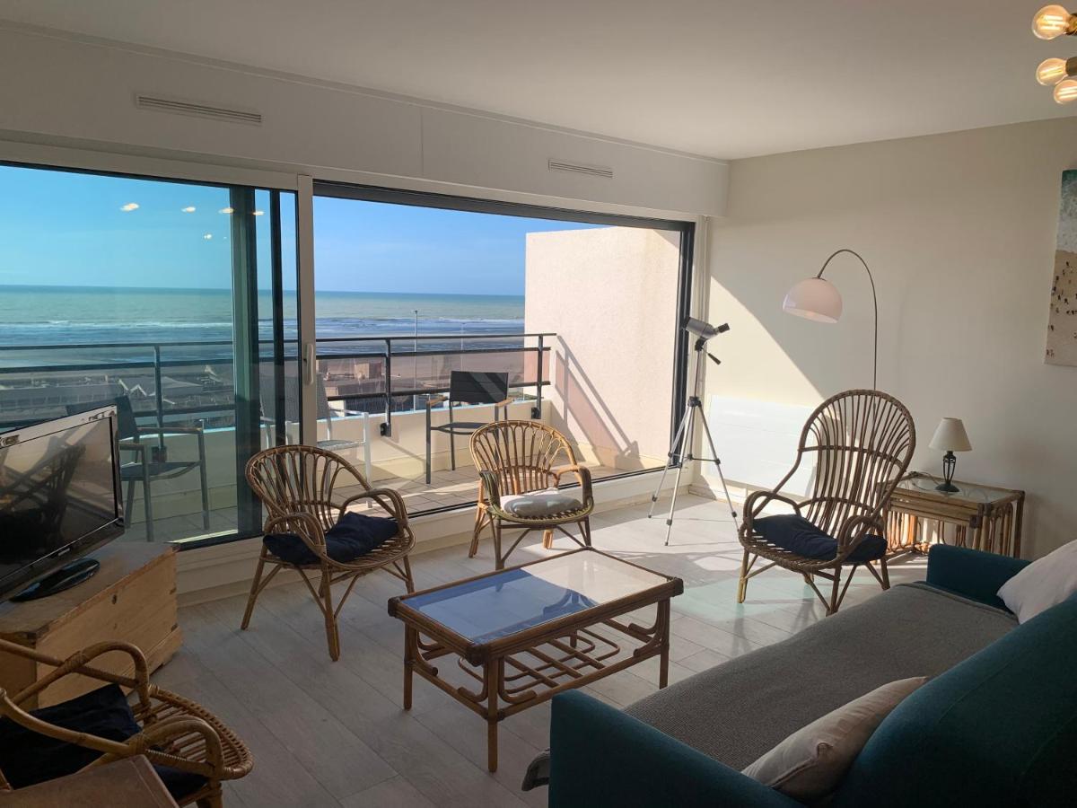 Appt Traversant Vu Mer Et Dunes Avec Garage Le Touquet Bagian luar foto