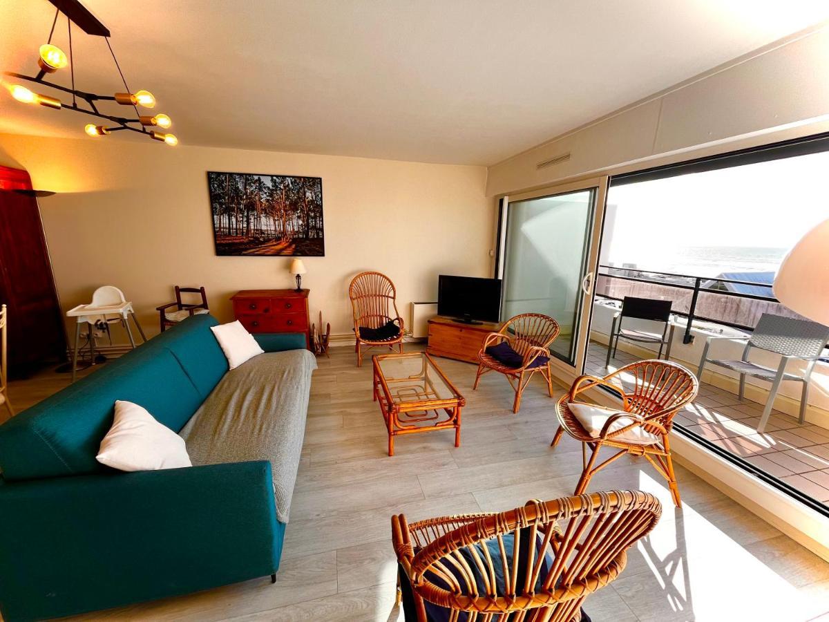 Appt Traversant Vu Mer Et Dunes Avec Garage Le Touquet Bagian luar foto