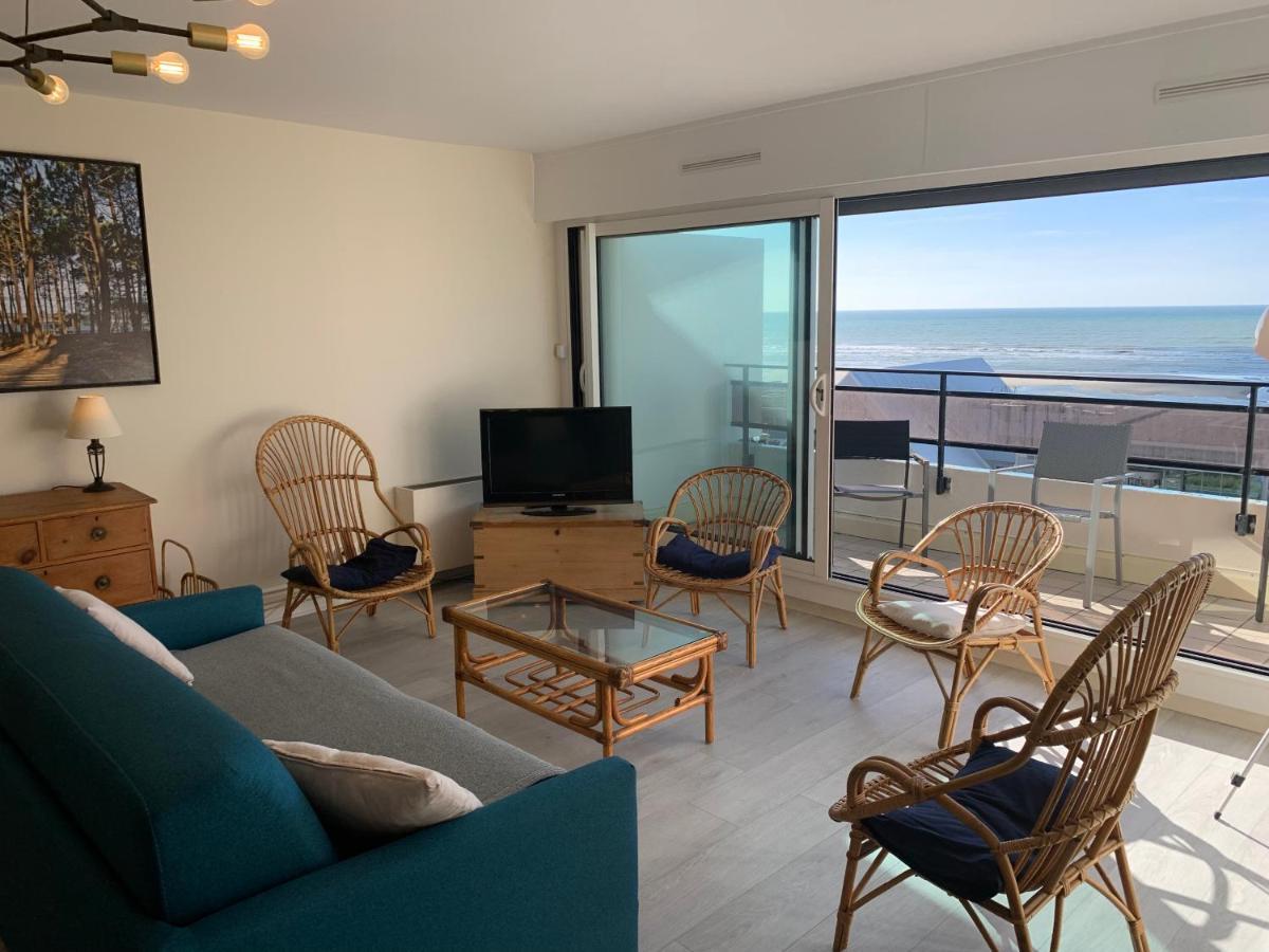 Appt Traversant Vu Mer Et Dunes Avec Garage Le Touquet Bagian luar foto