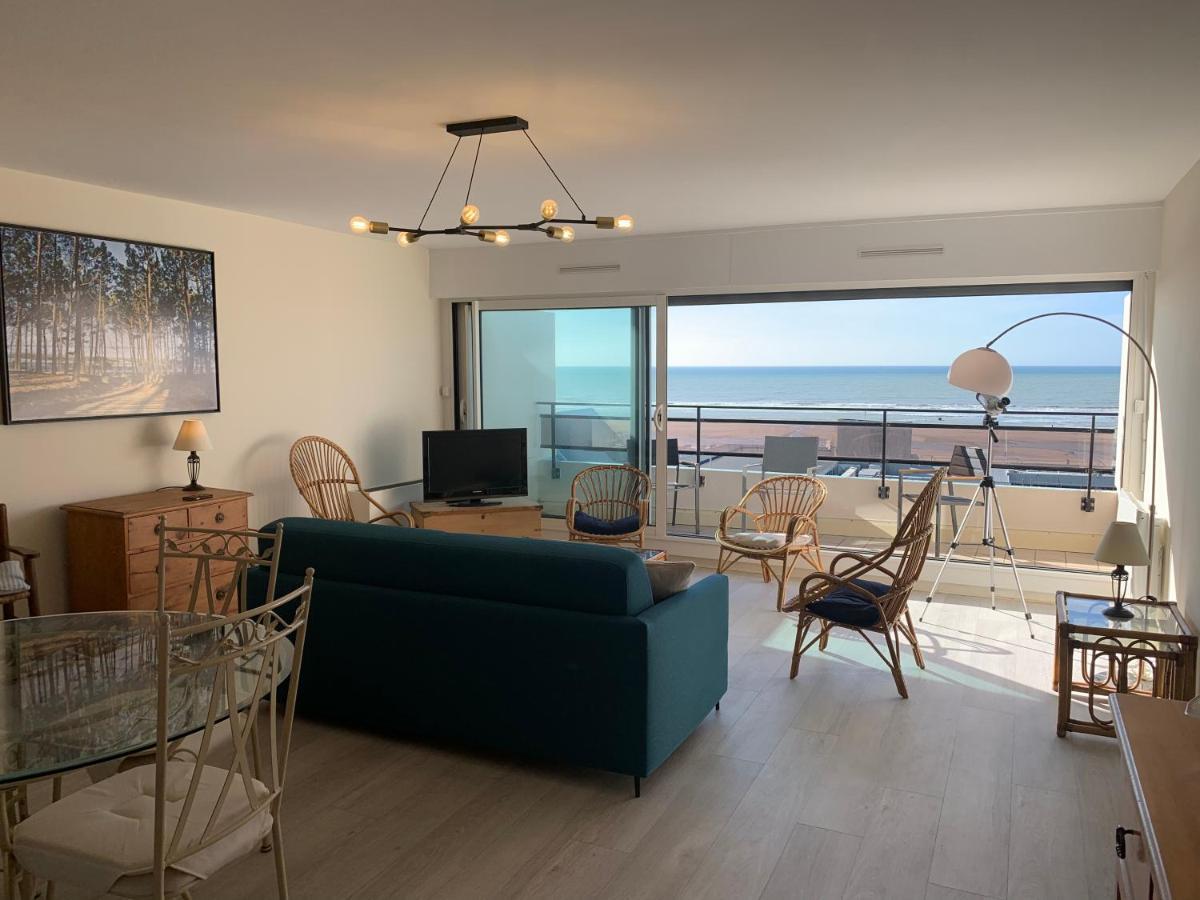 Appt Traversant Vu Mer Et Dunes Avec Garage Le Touquet Bagian luar foto