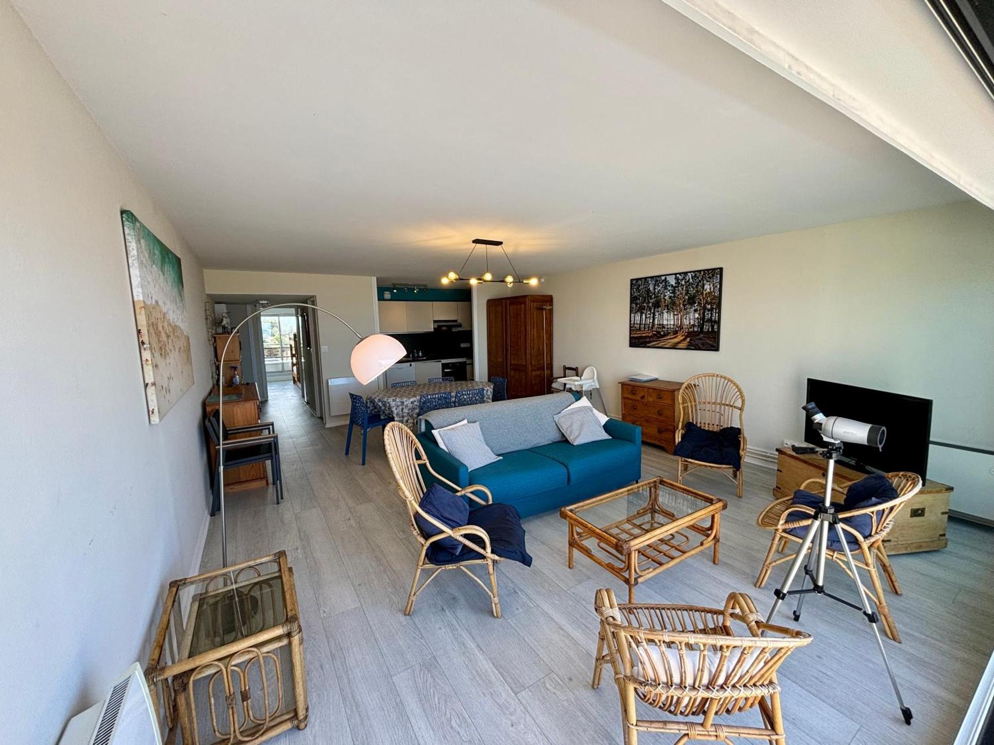 Appt Traversant Vu Mer Et Dunes Avec Garage Le Touquet Bagian luar foto