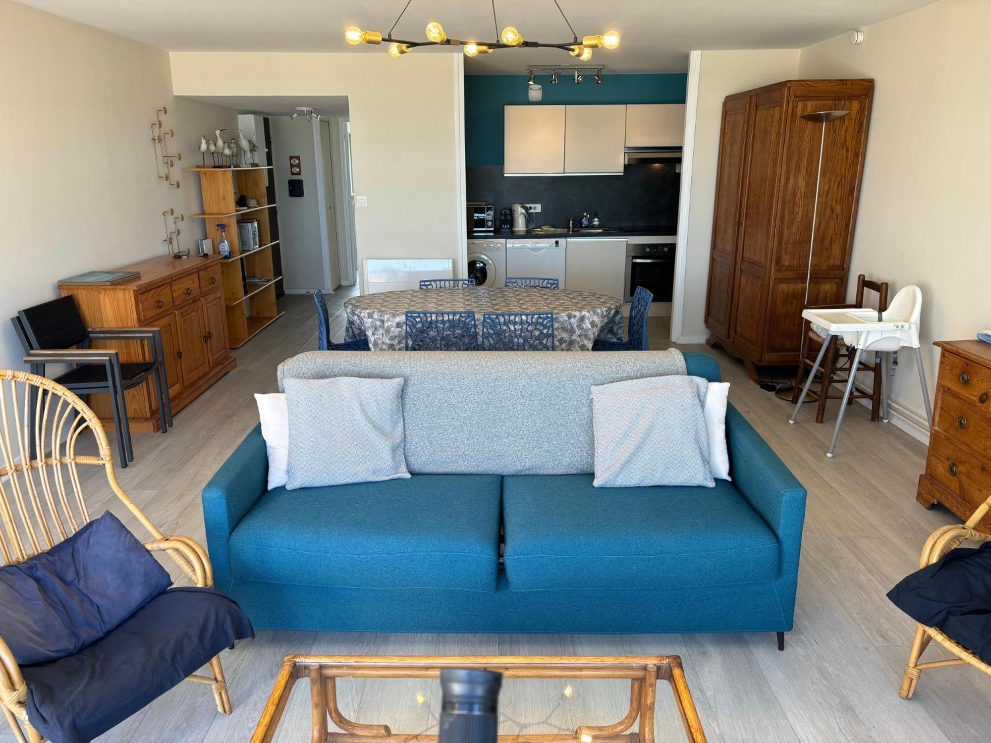 Appt Traversant Vu Mer Et Dunes Avec Garage Le Touquet Bagian luar foto