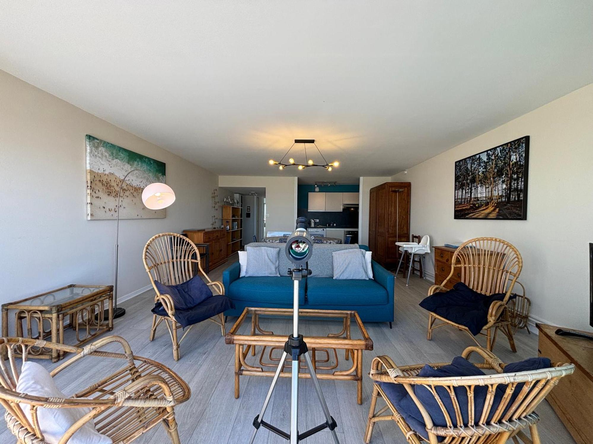 Appt Traversant Vu Mer Et Dunes Avec Garage Le Touquet Bagian luar foto
